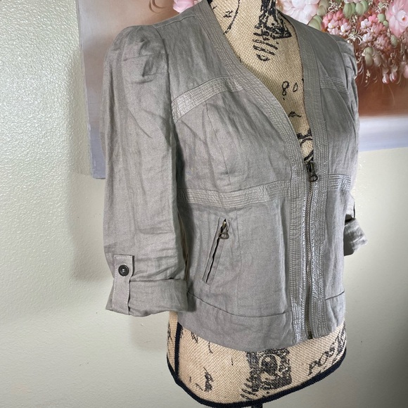 Luciano Dante Linen Top Size S - Picture 4 of 7